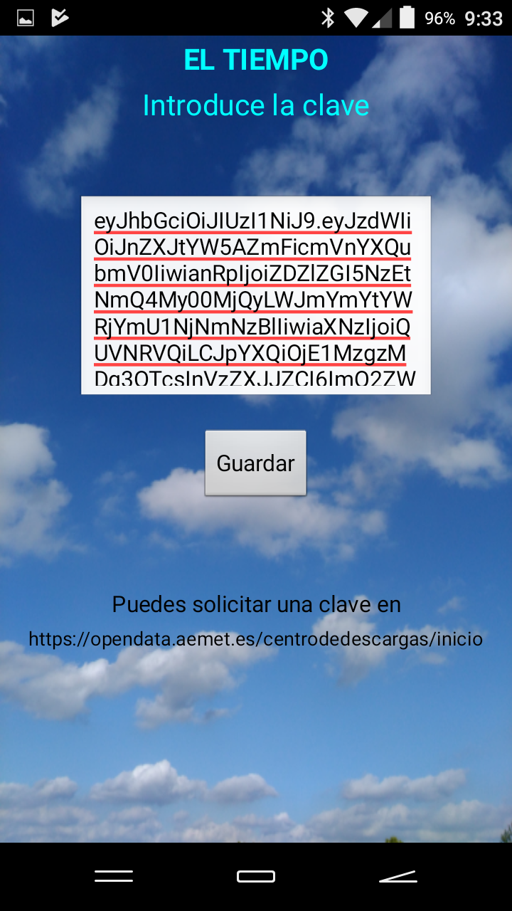 Captura del móvil