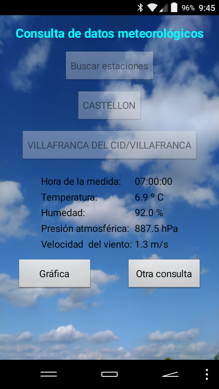 Captura del móvil